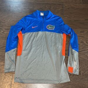 Rare Nike Elite 2006 2007 NCAA Champions Florida Gators basketball T neck Shirt